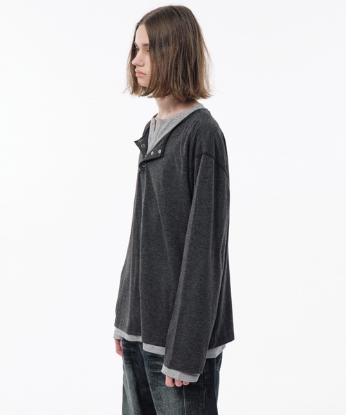 Camphor wood tシャツ 2PIECE PACK HENELY-NECK L/S TEE / 2ピース