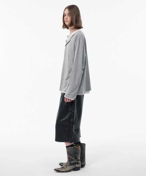 Camphor wood tシャツ 2PIECE PACK HENELY-NECK L/S TEE / 2ピース