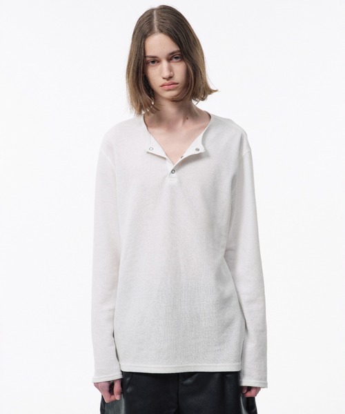 Camphor wood tシャツ 2PIECE PACK HENELY-NECK L/S TEE / 2ピース