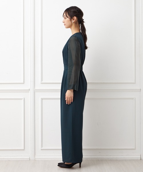 「AIMER」 パンツドレス MEDIUM ブラック レディース_画像3