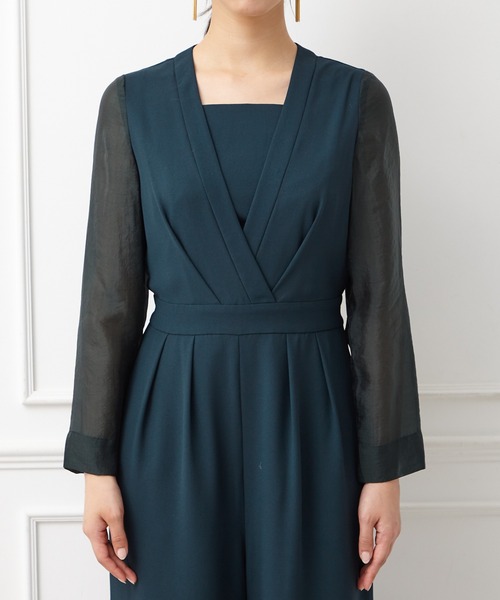 「AIMER」 パンツドレス MEDIUM ブラック レディース_画像5