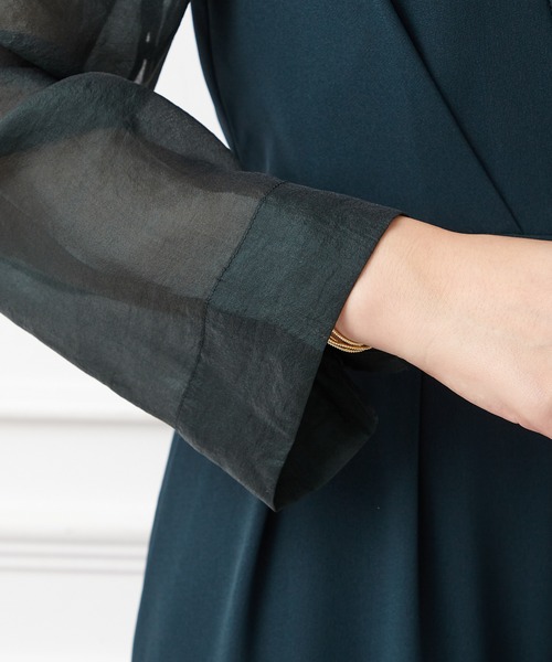 「AIMER」 パンツドレス MEDIUM ブラック レディース_画像8