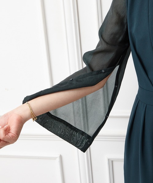 「AIMER」 パンツドレス MEDIUM ブラック レディース_画像9