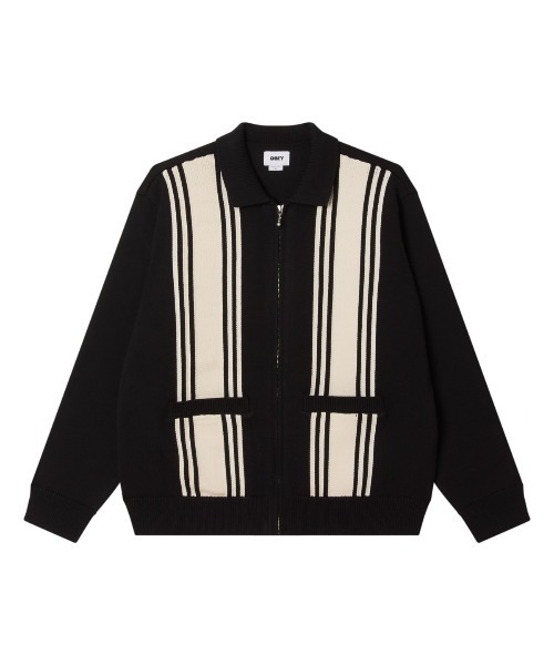 OBEY（オベイ） セーター ニット OBEY MATT ZIP UP SWEATER（オベイ 