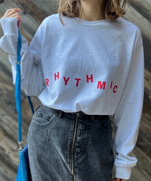 「mi via loca」 長袖カットソー X-LARGE オートミール レディース_画像8