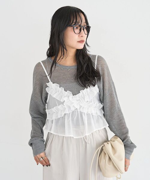 Green Parks（グリーンパークス） ブラウス シャツ 「WEB限定」SET2点