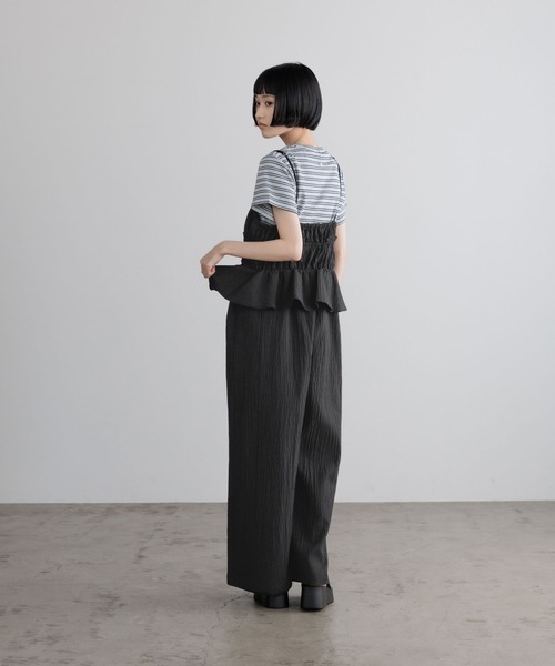 ペプラムキャミサロペ　ローリーズファーム　新品未使用　今季新作 LOWRYS FARM｜ペプラムキャミサロペ | Rakuten Fashion(楽天