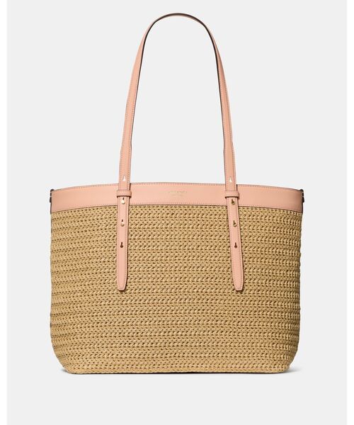 美品♡ケイトスペード♡綺麗めストローバッグ エリー ストロー ラージ トート | トート | ケイト・スペード