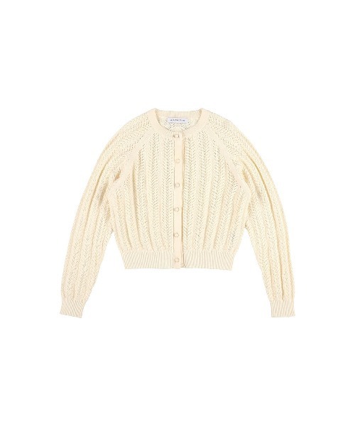 ALEXIA STAM（アリシアスタン） カーディガン Open Work Knit Cardigan