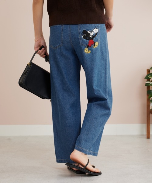  ディズニー　ミッキー　デニム　パンツ　Disney Disney（ディズニー） ジーンズ デニム デニムパンツ 「Disney