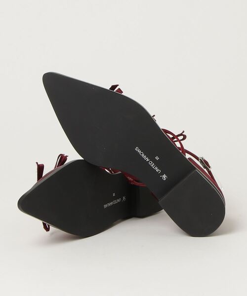 「SY UNITED ARROWS」 フラットサンダル 23.5cm シルバー レディース_画像3