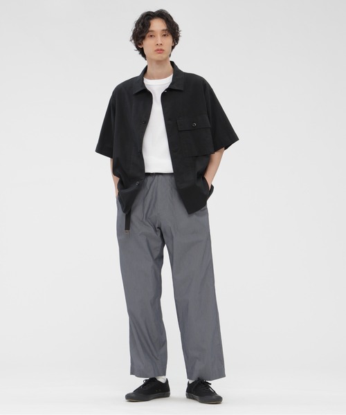MHL.（エムエイチエル） tシャツ RAW SLUB COTTON JERSEY メンズ