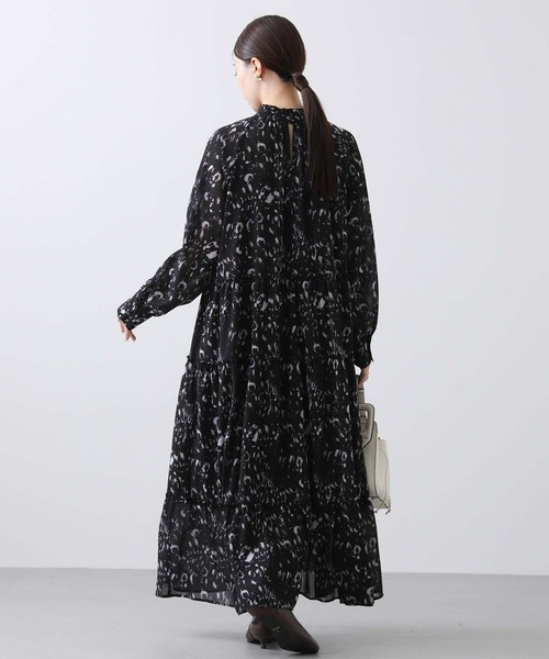 「Gready Brilliant」 「lusteek」長袖ワンピース 38 ブラック レディースの画像