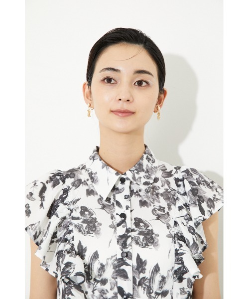 「rienda」 ノースリーブワンピース MEDIUM ベージュ レディース_画像5