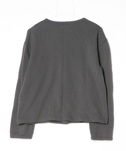 「BEAMS BOY」 カーディガン 1 チャコールグレー レディース_1