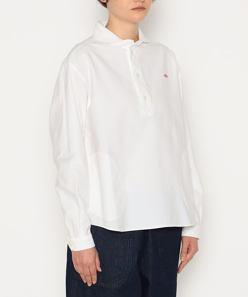 Danton（ダントン） 長袖シャツ 38 ホワイト レディース : ZOZOTOWN 