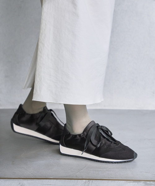 「LE TALON」 ローカットスニーカー 24cm シルバー レディース_画像8