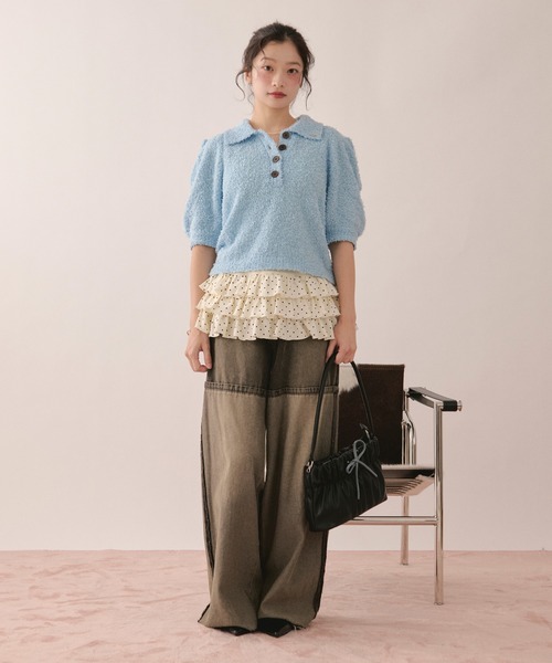 キャミソール many frill camisole / メニーフリルキャミソールの画像