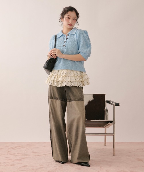 キャミソール many frill camisole / メニーフリルキャミソールの画像