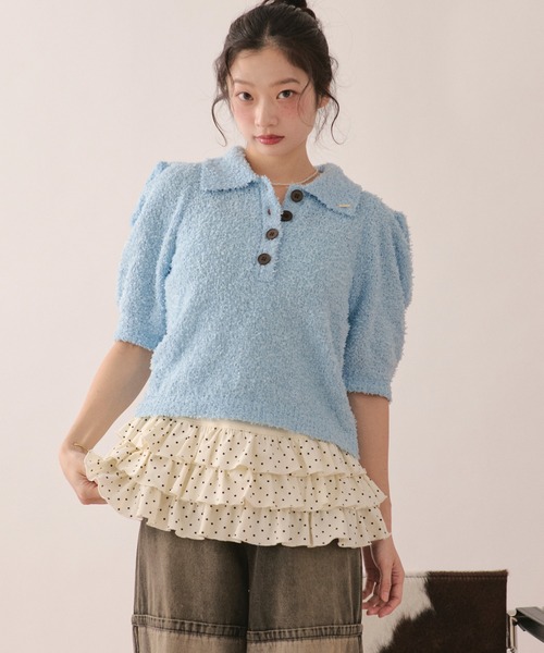 キャミソール many frill camisole / メニーフリルキャミソールの画像