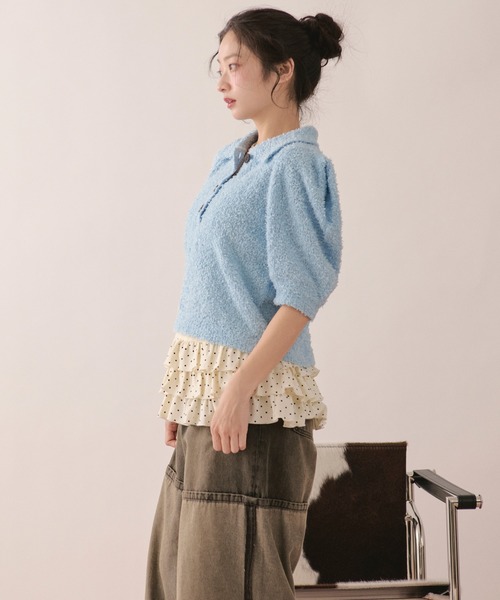 キャミソール many frill camisole / メニーフリルキャミソールの画像