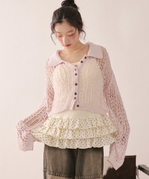 キャミソール many frill camisole / メニーフリルキャミソールの画像
