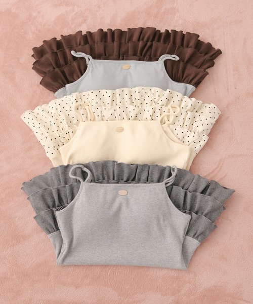 キャミソール many frill camisole / メニーフリルキャミソールの画像