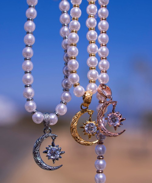 IRIEBEACH（アイリービーチ） アレルギー対応 ネックレス Pearl×sun