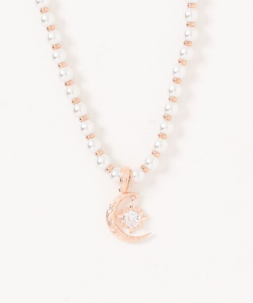 IRIEBEACH（アイリービーチ） アレルギー対応 ネックレス Pearl×sun
