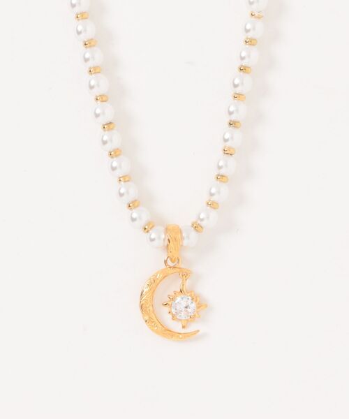 IRIEBEACH（アイリービーチ） アレルギー対応 ネックレス Pearl×sun