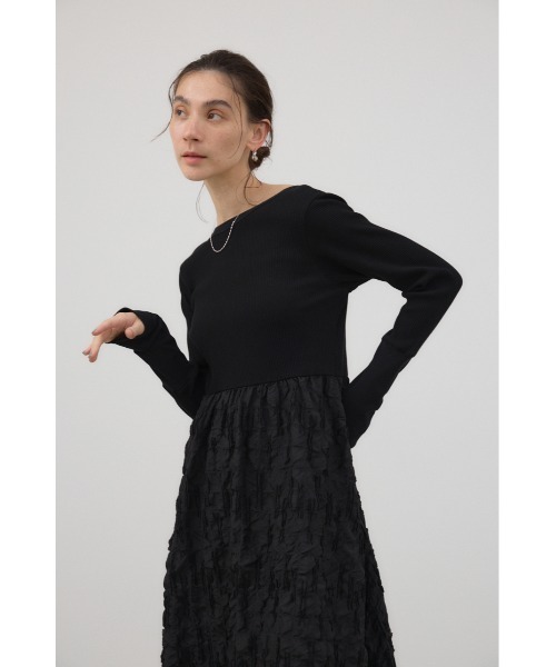 「crie conforto」 ドッキングワンピース SMALL ブラック レディース_画像3
