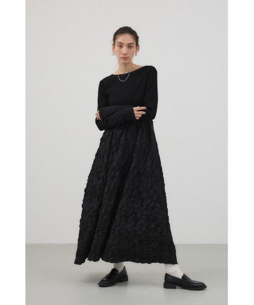 「crie conforto」 ドッキングワンピース SMALL ブラック レディース_画像4