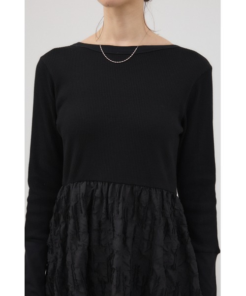 「crie conforto」 ドッキングワンピース SMALL ブラック レディース_画像8