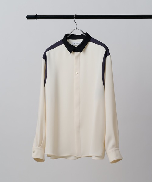 CULLNI クルニ 長袖シャツ 切替デザイン CULLNI（クルニ） シャツ 「CULLNI exclusive for Lui's」パターン切替
