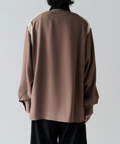 CULLNI クルニ 長袖シャツ 切替デザイン CULLNI（クルニ） シャツ 「CULLNI exclusive for Lui's」パターン切替
