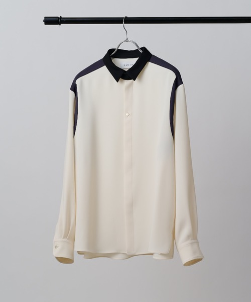 CULLNI クルニ 長袖シャツ 切替デザイン CULLNI（クルニ） シャツ 「CULLNI exclusive for Lui's」パターン切替