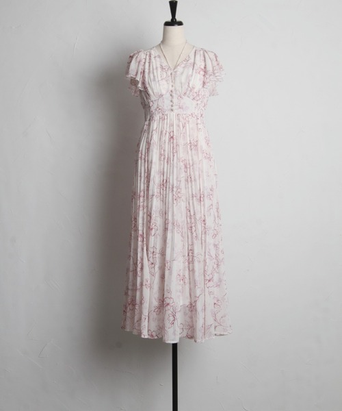 「tocco closet」 半袖ワンピース M ピンク レディース_画像3