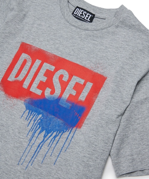 「DIESEL KIDS」 「KIDS」半袖Tシャツ 14Y ホワイト キッズ_画像4