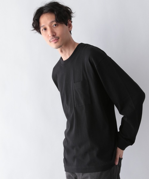 GLOBAL WORK（グローバルワーク） tシャツ DRYヘビーウエイトT長袖