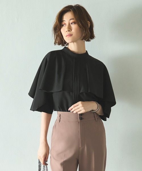 RUIRUE BOUTIQUE（ルイルエブティック） ブラウス シャツ 半袖 洗える
