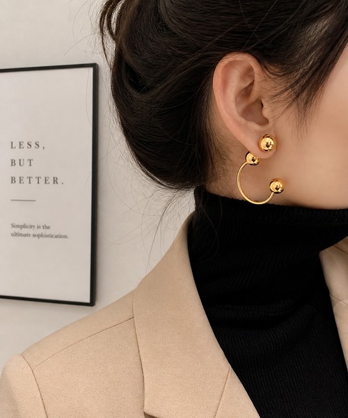 NOLITA LABORATORY フープ アレルギー対応 ピアス 「 NOLITA