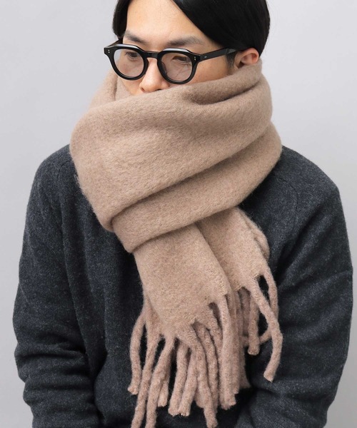 A.M.S. マフラー 大判 ブークレーストール / ブークレ / マフラー