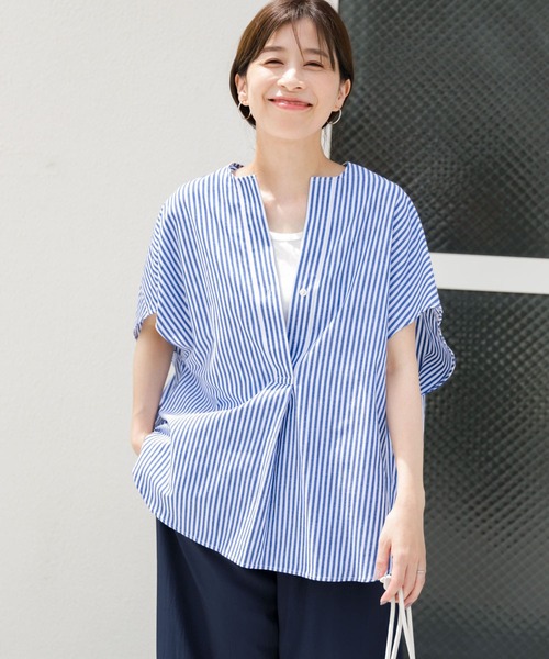 URBAN RESEARCH DOORS - 新品☆URBAN RESEARCH DOORS シャツ ブラウス URBAN RESEARCH DOORS シャツ ブラウス ストライプコクーン