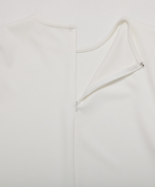 fitmore バルーンスリーブカットソー(white) Fit more（フィットモア） tシャツ バルーンスリーブカットソー「ZOZO