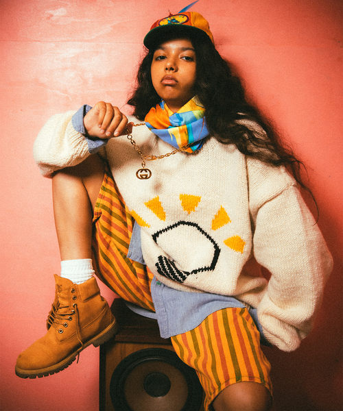 ニット 【MacMahon.K.M / マクマホンニッティングミルズ】別注 Crew Neck Knit-Lamp MacMahon マクマホンニッティングミルズ 別注 Crew Neck Knit JOINT