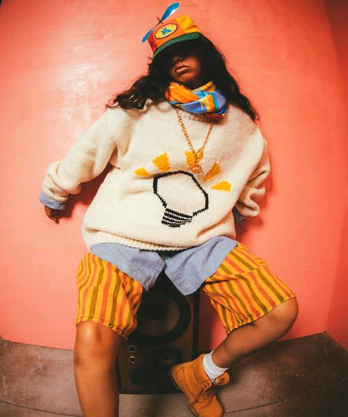 ニット 【MacMahon.K.M / マクマホンニッティングミルズ】別注 Crew Neck Knit-Lamp MacMahon マクマホンニッティングミルズ 別注 Crew Neck Knit JOINT