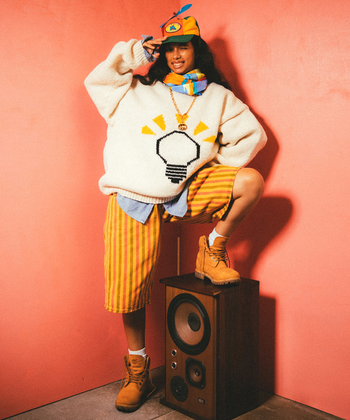 ニット 【MacMahon.K.M / マクマホンニッティングミルズ】別注 Crew Neck Knit-Lamp MacMahon マクマホンニッティングミルズ 別注 Crew Neck Knit JOINT