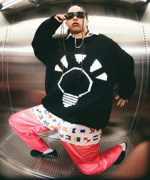 ニット 【MacMahon.K.M / マクマホンニッティングミルズ】別注 Crew Neck Knit-Lamp MacMahon マクマホンニッティングミルズ 別注 Crew Neck Knit JOINT