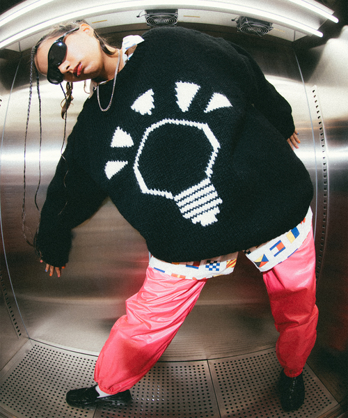 ニット 【MacMahon.K.M / マクマホンニッティングミルズ】別注 Crew Neck Knit-Lamp MacMahon マクマホンニッティングミルズ 別注 Crew Neck Knit JOINT