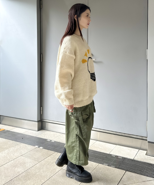 ニット 【MacMahon.K.M / マクマホンニッティングミルズ】別注 Crew Neck Knit-Lamp MacMahon マクマホンニッティングミルズ 別注 Crew Neck Knit JOINT